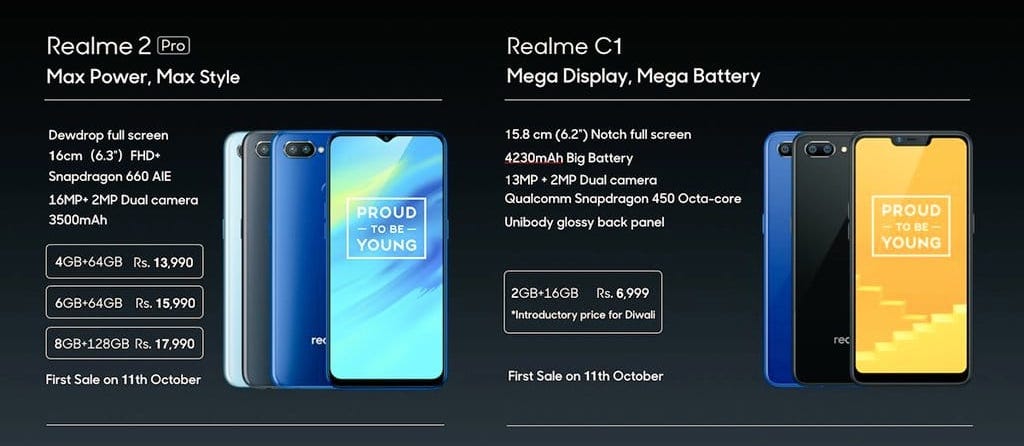 RealMe Has Released RealMe 2 Pro and RealMe C1 With Crazy Low Price Tags-techinfoBiT-RealMe C1 Photos-Pictures-techinfoBiT