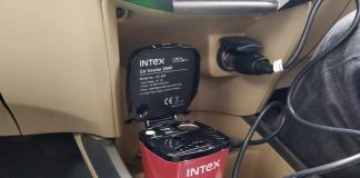 Review Intex Car Inverter DC 200 | Unboxing Intex Car Inverter-techinfoBiT-DC-200-Car-Mobile-Charger